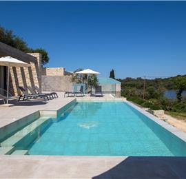 3 bedroom villa with pool & sea view, near Acharavi, sleeps 6